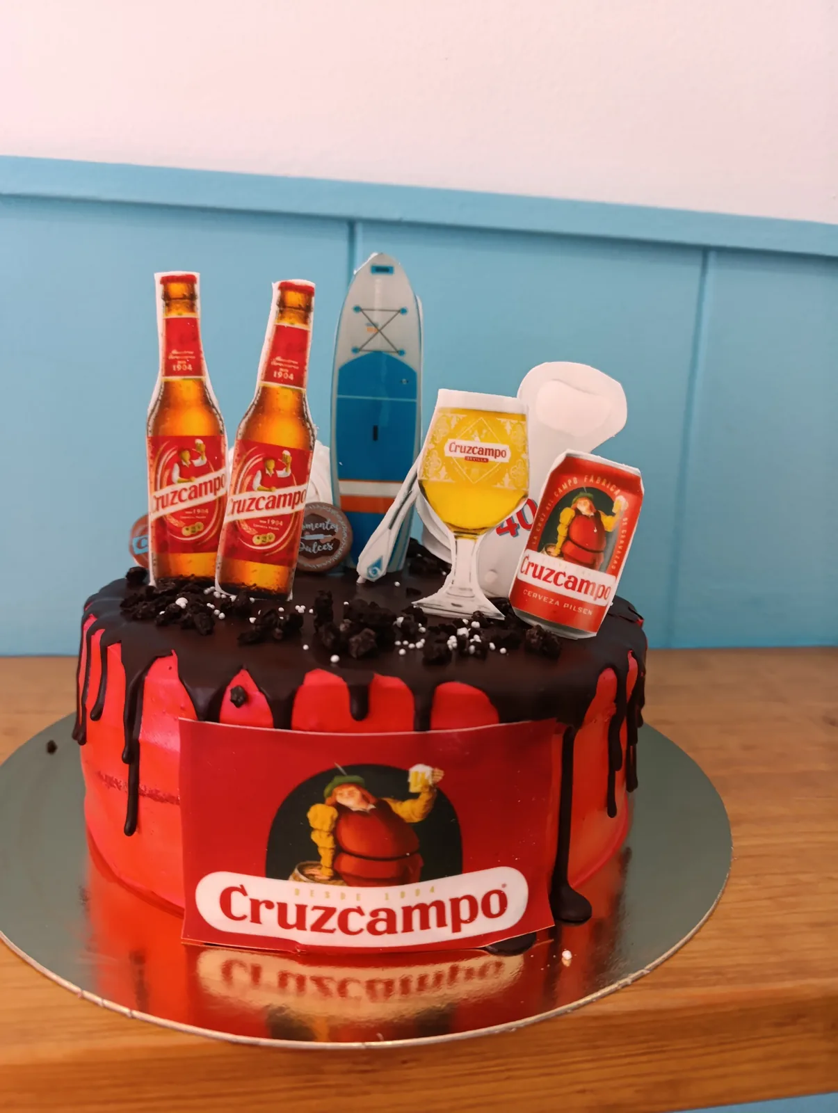 Tarta Cruzcampo